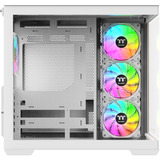 Thermaltake View 380 WS ARGB , Tower-Gehäuse weiß/holz, Tempered Glass x 2, Holz-Struktur