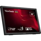 ViewSonic TD2223 Touchscreen, LED-Monitor 54.6 cm (21.5 Zoll), schwarz (matt), FullHD, TN, HDMI, DVI, VGA, USB-Hub