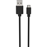 Ansmann USB 2.0 Kabel, USB-A Stecker > Micro-USB Stecker schwarz, 1 Meter