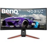 BenQ MOBIUZ EX3410R, Gaming-Monitor 86 cm (34 Zoll), schwarz, WQHD, VA, Curved, AMD Free-Sync, HDR, 144Hz Panel