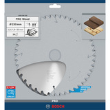 Bosch Professional PRO Wood Kreissägeblatt, Ø 230mm, 36Z Bohrung 30mm, für Handkreissägen