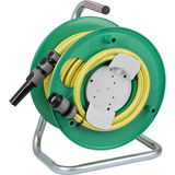 Brennenstuhl Schlauchtrommel WS3220 Set, mit Schlauch grün/gelb, 20 Meter