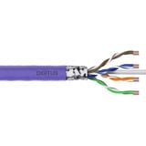 Digitus Professional Cat.6 F/UTP Verlegekabel simplex, B2ca violett, 305 Meter Trommel