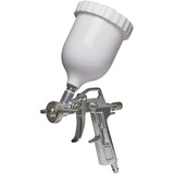 EINHELL Farbspritzpistole mit Fließbecher, Sprühpistole silber