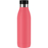 Emsa BLUDROP Color Isoliertrinkflasche 0,5 Liter, Thermosflasche koralle, Edelstahl
