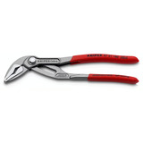 KNIPEX Cobra ES 87 51 180, 180mm, Rohr- / Wasserpumpen-Zange schwarz/rot, Wasserpumpenzange, 18-fach verstellbar