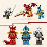 LEGO 71863 Ninjago Zilvar auf seinem Drachentier Grimtak, Konstruktionsspielzeug 