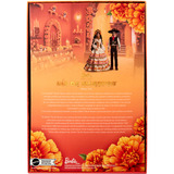 Mattel Barbie Signature Dia De Muertos 2025 -  Puppe in einem cremefarbenen Rüschenkleid 