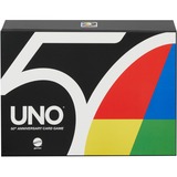 Mattel Games UNO Premium - 50 Jahre UNO Jubiläumsausgabe mit Münze, Kartenspiel