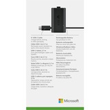 Microsoft Xbox Play & Charge Kit, Ladegerät schwarz, inkl. USB-C-Kabel