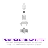 NZXT FUNCTION Elite MiniTKL, Gaming-Tastatur schwarz, US-Layout, NZXT Swift
