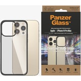 PanzerGlass ClearCase, Handyhülle transparent/schwarz, iPhone 14 Pro Max