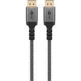 goobay Plus DisplayPort 1.4 Kabel, 8K @ 60Hz grau, 3 Meter