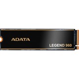 ADATA LEGEND 960 1 TB, SSD dunkelgrau/gold, PCIe 4.0 x4, NVMe 1.4, M.2 2280