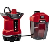EINHELL Akku-Schmutzwasserpumpe GE-DP 18/25 Li - Solo, 18Volt, Tauch- / Druckpumpe rot/schwarz, ohne Akku und Ladegerät