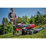 EINHELL Professional Akku-Rasenmäher GP-CM 36/47 S HW Li, 36Volt (2x18Volt) rot/schwarz, 4x Li-Ionen Akku 4,0Ah, mit Hinterradantrieb