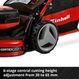 EINHELL Professional Akku-Rasenmäher GP-CM 36/47 S HW Li, 36Volt (2x18Volt) rot/schwarz, 4x Li-Ionen Akku 4,0Ah, mit Hinterradantrieb