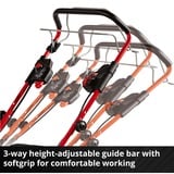 EINHELL Professional Akku-Rasenmäher GP-CM 36/47 S HW Li, 36Volt (2x18Volt) rot/schwarz, 4x Li-Ionen Akku 4,0Ah, mit Hinterradantrieb