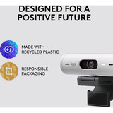 Logitech Brio 500, Webcam weiß/schwarz, Off White