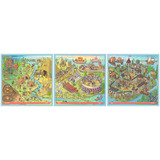 Ravensburger Puzzle UP! Geschichte - Steinzeit, Altes Rom, Mittelalter 100, 121 und 144 Teile