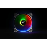 Thermaltake Riing Quad 12 RGB Radiator Fan TT Premium Edition Single Fan Pack - White, Gehäuselüfter weiß, Single Pack, ohne Controller, 120 mm