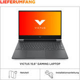 Victus by HP 15-fa2701ng, Gaming-Notebook grau, Intel® Core™ i5-13420H, NVIDIA GeForce RTX 4050, 16 GB DDR4, 512 GB (512 GB SSD), Windows 11 Home