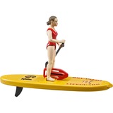 bruder bworld Life Guard mit Stand Up Paddle, Spielfigur 