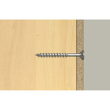 fischer Spanplattenschraube PowerFast II 6,0x100 Senkkopf TX 100 Stück, mit Teilgewinde, Edelstahl A2