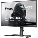 iiyama G-Master GB2741QSU-B1, Gaming-Monitor 68.6 cm (27 Zoll), schwarz (matt), QHD, IPS, HDMI, DP, G-Sync komp., USB-Hub, Höhenverstellung, 144Hz Panel