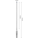 Bosch Expert Hammerbohrer SDS-plus-7X, Ø 5mm Arbeitslänge 200mm