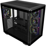 Cooler Master Elite 600 ARGB , Tower-Gehäuse schwarz, Tempered Glass x 2