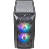 Cooler Master MasterBox TD300 Mesh, Tower-Gehäuse schwarz, Tempered Glass