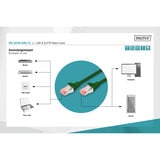 Digitus Patchkabel CAT 6 S/FTP 0,5m grün, 0,5 Meter