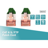 Digitus Patchkabel CAT 6 S/FTP 0,5m grün, 0,5 Meter