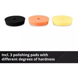 EINHELL Professional Akku-Exzenterpolierer CP-EP 18/125 Li BL-Solo, 18Volt, Poliermaschine rot/schwarz, ohne Akku und Ladegerät