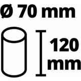 EINHELL Schaumstofffilter 2351135, 10Liter, 5 Stück für Nass- / Trockensauger TE-VC 18/10 Li