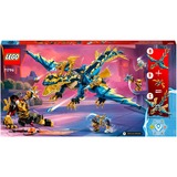 LEGO 71796 Ninjago Kaiserliches Mech-Duell gegen den Elementardrachen, Konstruktionsspielzeug 