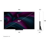 LG OLED83C5ELA.AEU evo TV, OLED-Fernseher 210 cm (83 Zoll), schwarz/grau, UltraHD/4K, Tripple Tuner, HDR, 120Hz Panel