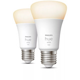 Philips Hue White A60 Smarte Lampe E27 Doppelpack 1100 lm, LED-Lampe ersetzt 75 Watt