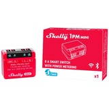 Shelly Plus 1PM Mini Gen3, Relais rot/schwarz