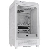Thermaltake The Tower 200 Snow White, Tower-Gehäuse weiß, Tempered Glass