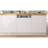 Bosch SMI4EAS24E Serie 4, Spülmaschine edelstahl (gebürstet), 60 cm, Home Connect