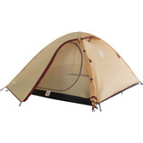 Coleman Darwin 3 Summer, Zelt beige/dunkelrot