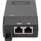 Digitus Gigabit Ethernet PoE+ Injektor, 802.3at 30 W, PoE-Injektor schwarz