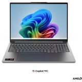 Lenovo IdeaPad Pro 5 16AGP11 (83SJ000TGE), Notebook grau, AMD Ryzen AI 9 465, AMD Radeon 880M, 32 GB LPDDR5X, 1 TB (1 TB SSD), Windows 11 Pro, ohne Netzteil