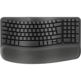 Logitech Wave Keys for Business, Tastatur schwarz, DE-Layout, Logi Bolt, Bluetooth, für Windows/macOS/ChromeOS/Android/Linux