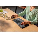 Logitech Wave Keys for Business, Tastatur schwarz, DE-Layout, Logi Bolt, Bluetooth, für Windows/macOS/ChromeOS/Android/Linux