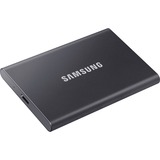 Samsung Portable SSD T7 500GB, Externe SSD grau, USB-C 3.2 Gen 2 (10 Gbit/s), extern