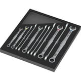 Wera 9735 Schaumstoffeinlage 6007 Joker Set 1, Schraubenschlüssel schwarz/mehrfarbig, 12-teilig, für Tool Rebel Werkstattwagen