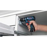 Bosch Akku-Bohrschrauber GSR 12V-15 Professional, 12Volt blau/schwarz, 2x Li-Ionen Akku 2,0Ah, 25 Bits